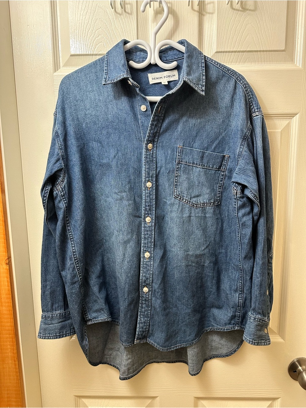 Denim Forum The '80s Comfy Denim Shirt